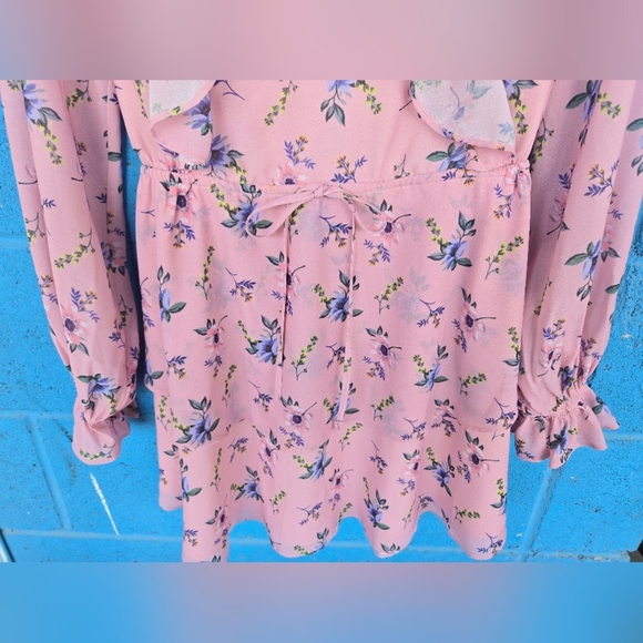Yumi Kim by Revolve Pink Floral Dress Sz S - Picture 6 of 13